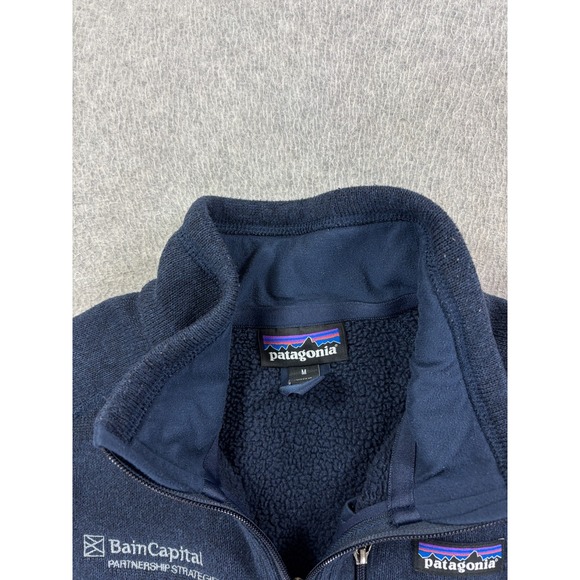 Patagonia BETTER SWEATER 1/4 Zip Fleece Pullover (Men's Medium) Blue - Picture 4 of 13